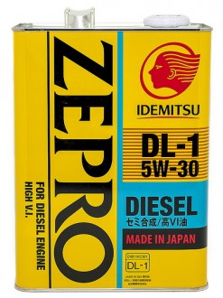Масло моторное Zepro Diesel DL-1 Idemitsu 4л