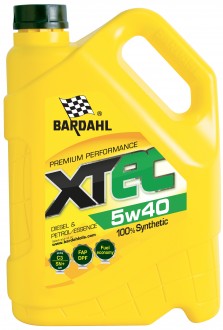 Моторное масло Bardahl XTEC 5W40 4 л.