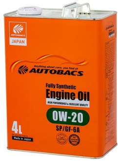 AUTOBACS Fully Synthetic 0W-20 SP GF-6A